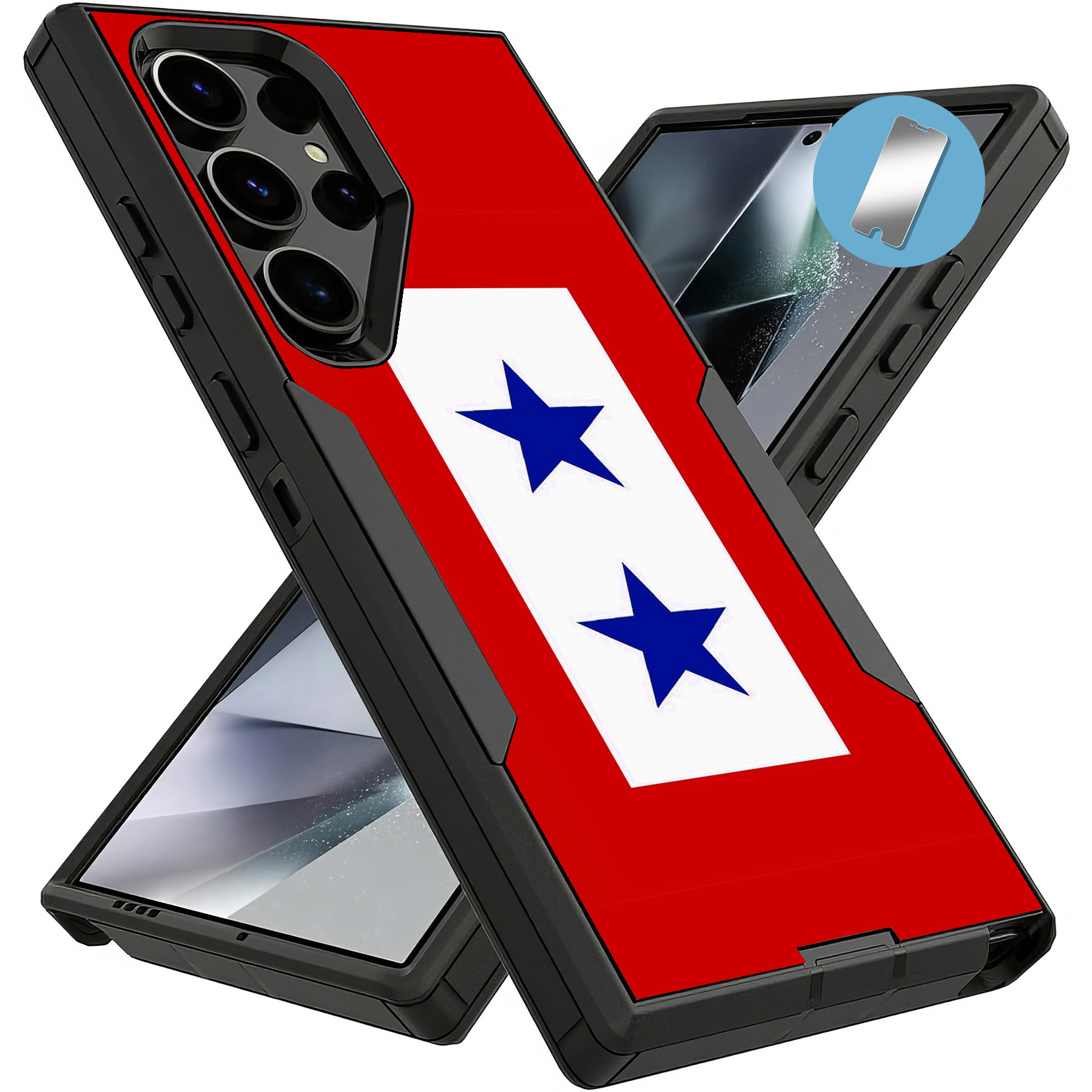 VIBECover Hybrid Slim Case Compatible for Samsung Galaxy S24 Ultra