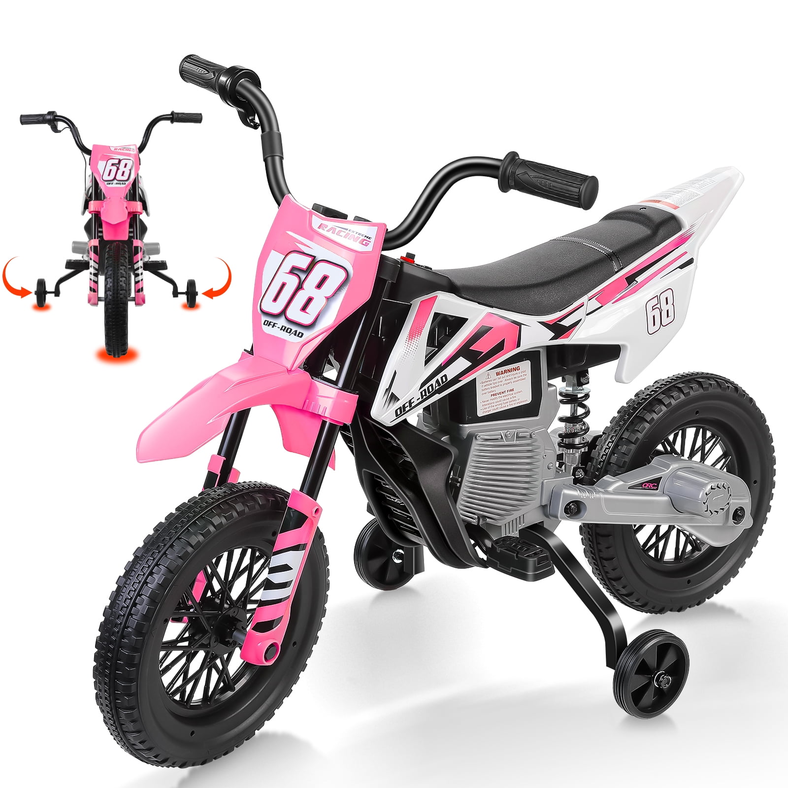 Adventure Force 12V Electric Dirt Bike Kids Battery Powered Ride on Ages 5 Years and up Green Walmart