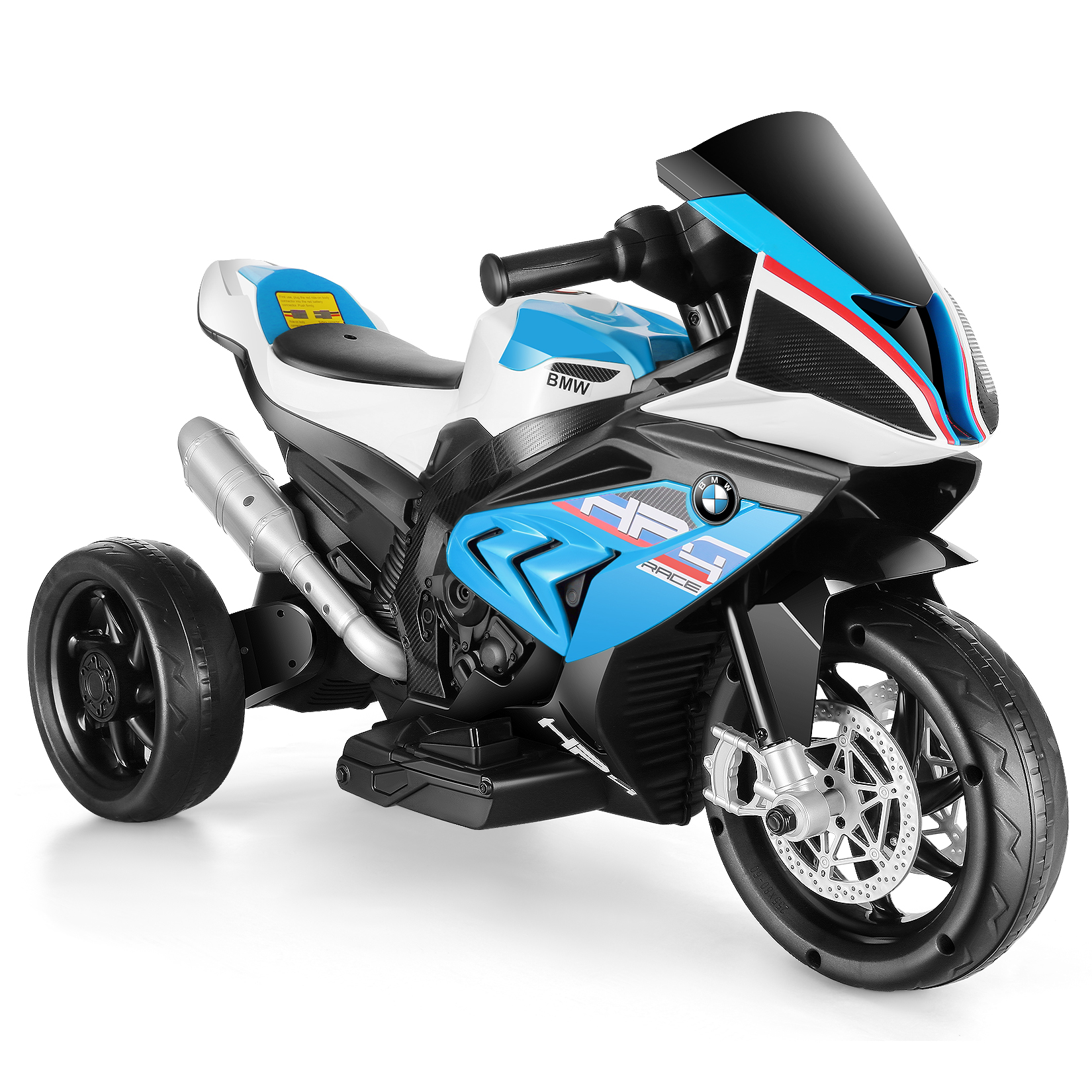VIBESPARK 12V Kids Ride on Motorcycle, Licensed BMW Battery Powered ...