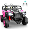 thumbnail image 1 of VIBESPARK 24 Volt 2 Seater Ride on Car for Kids, Electric UTV Toy with Parent Remote Control, Powered Ride on Toys with 2x200W Motors, LED Lights, Bluetooth Music, Gift for 3-8 Girls, Pink, 1 of 8