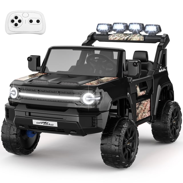 VIBESPARK 24 Volt Ride on Toys, 2-Seater Ride on Cars with Remote ...