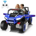 thumbnail image 1 of VIBESPARK 24V 2 Seater Ride on Toys UTV with Remote Control, Electric Ride on Cars for Kids, Power Car Wheels, Colorful LED Lights, Bluetooth, Storage Space, Blue, 1 of 9
