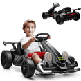 thumbnail image 1 of VIBESPARK 24V Electric Go Kart, Drift Go Kart for Kids with Adjustable Seat, Two Drive Modes, Ultra-Long Battery Life, Bluetooth, LED lights, Ride on Car for Kids 6-12, Black, 1 of 10