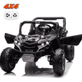 thumbnail image 1 of Funcid 24V Ride on Car for Kids, 2WD/4WD Switchable Ride on Car with Remote Control, 2 Seater Ride on Toys, UTV, Bluetooth, Music, LED Lights, Storage Space, 1 of 9