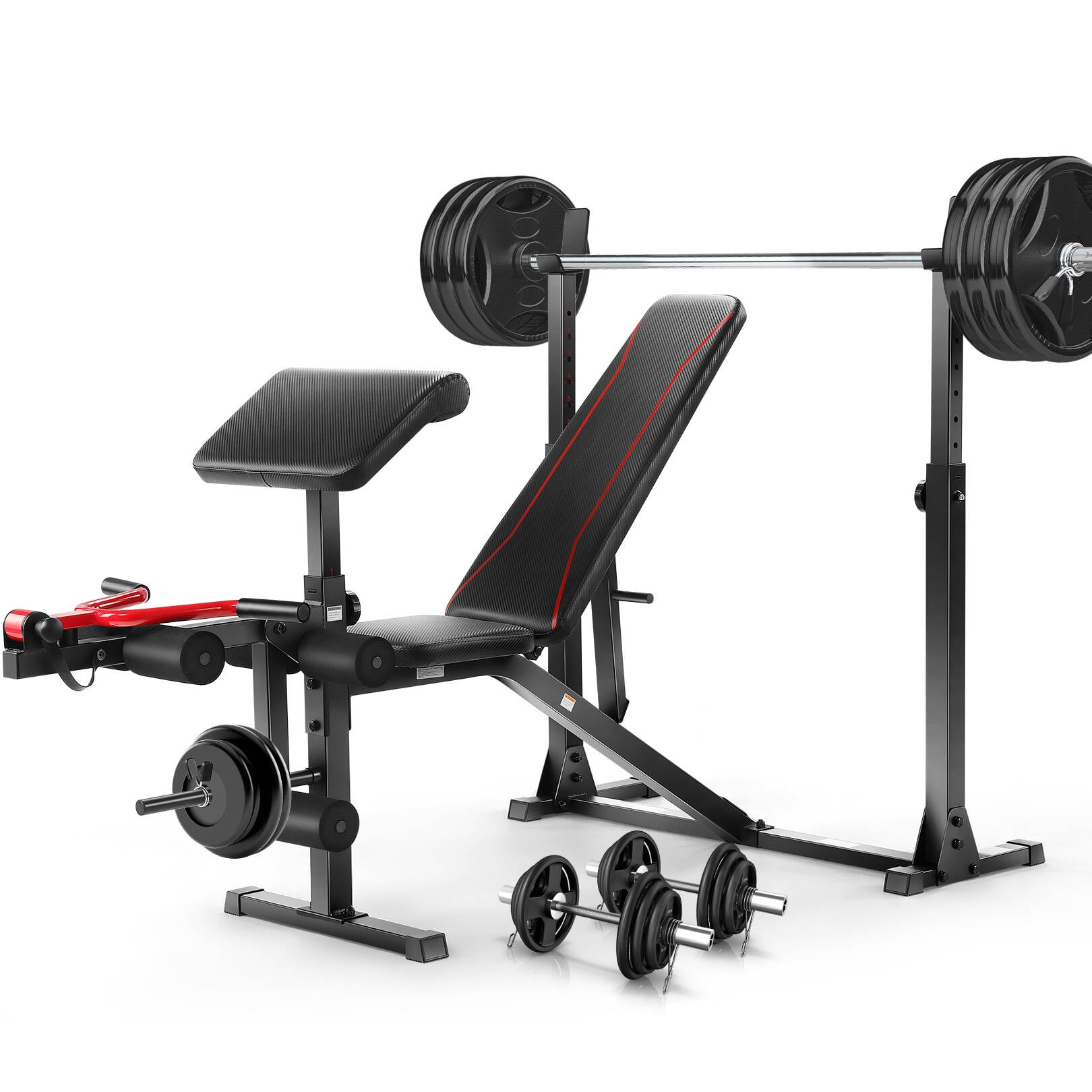 PROFLEX Home Gym Exercise Equipment Weight Machine Station Fitness Bench Set