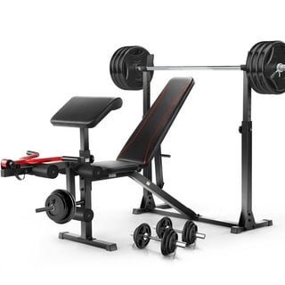 GIKPAL 7 Positions Adjustable Weight Bench,With Extended Headrest