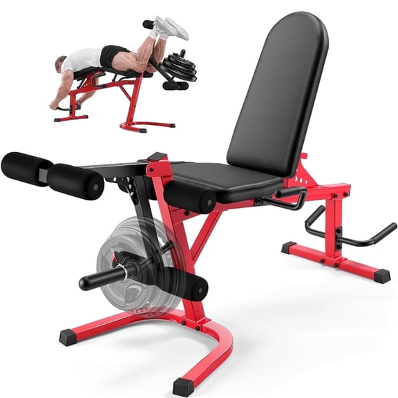 VIBESPARK Leg Extension and Curl Machine, 880LBS Adjustable Seated Leg Extension and Lying Curl Machine for Home Gym, Leg Workout Equipment for Lower Body Workouts