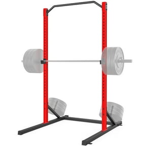 VIBESPARK Power Rack, Multi-Function 800LBS Adjustable Barbell Power Cage with Pull-up Bar and J-Hooks, Bench Press Squat Rack for Home Gym Fitness Equipment, Power Squat Rack