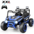 thumbnail image 1 of VIBESPARK XXL 24V Ride on Toys for Big Kids with Remote Control & Power Display, Key Start Metal Frame UTV, 7AH Powered Ride ons w/ Bluetooth, MP3, Volume Knob, LED Lights, Spring Suspension, Blue, 1 of 8
