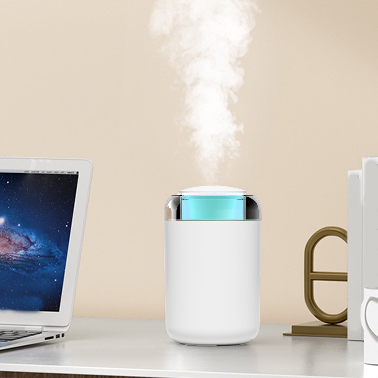 VIBHOME Humidifier USB Humidifier With Colored Light Smart Cool Mist ...