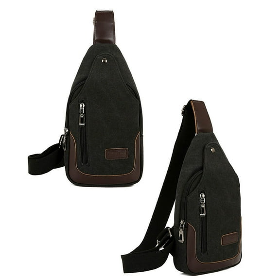 VIBHOME Waist Packs - Belt Bag For Men - Waist Pack Crossbody Bags - Black Waist Pack With Adjustabl Strap, Fashion Body Waist Pack For Running Workout