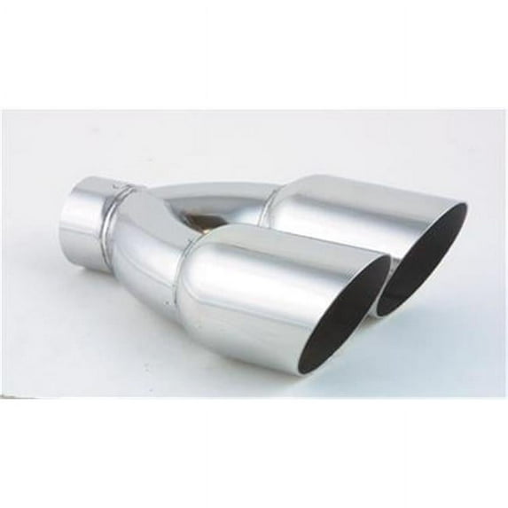VIBRANT 1333 Round Exhaust Tail Pipe Tip - 2.25 In. Inlet
