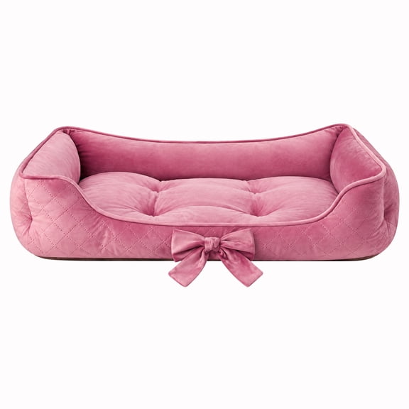 Vibrant Life Medium Signature Cuddler Pet Bed, Mauve, 22" x 27"
