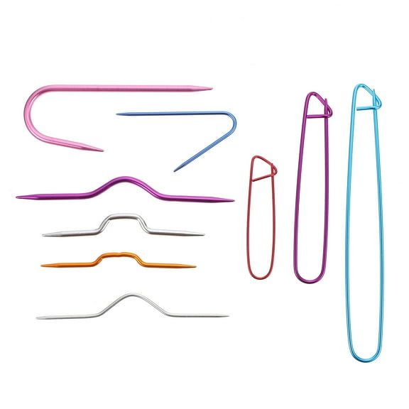 VICASKY 18pcs Cable Stitch Holders for Knitting Yarn