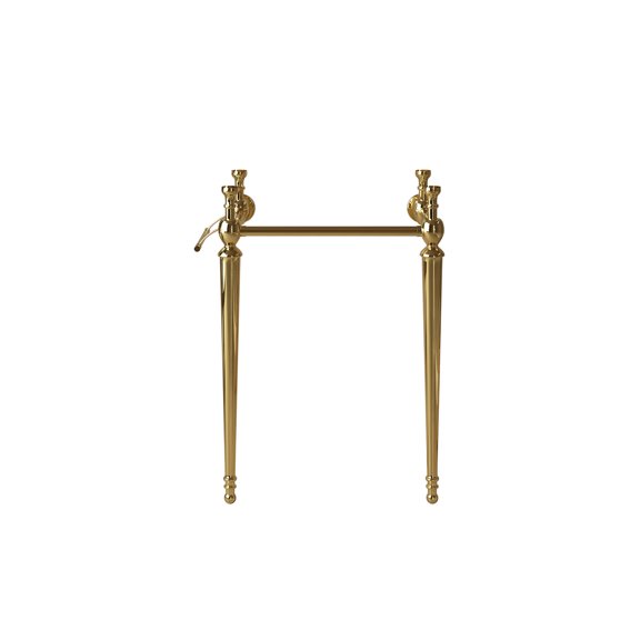 VICI 23" Freestanding Bathroom Vanity Leg Only, No Basin, Golden Color