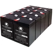 VICI Battery Exit Sign Battery 6V 4.5Ah Backup - 10 Pack