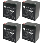 VICI Battery VB5-12 - 12V 5AH Battery for Razor E100 E125 E150 E175 Electric Scooter - 4 Pack Brand Product