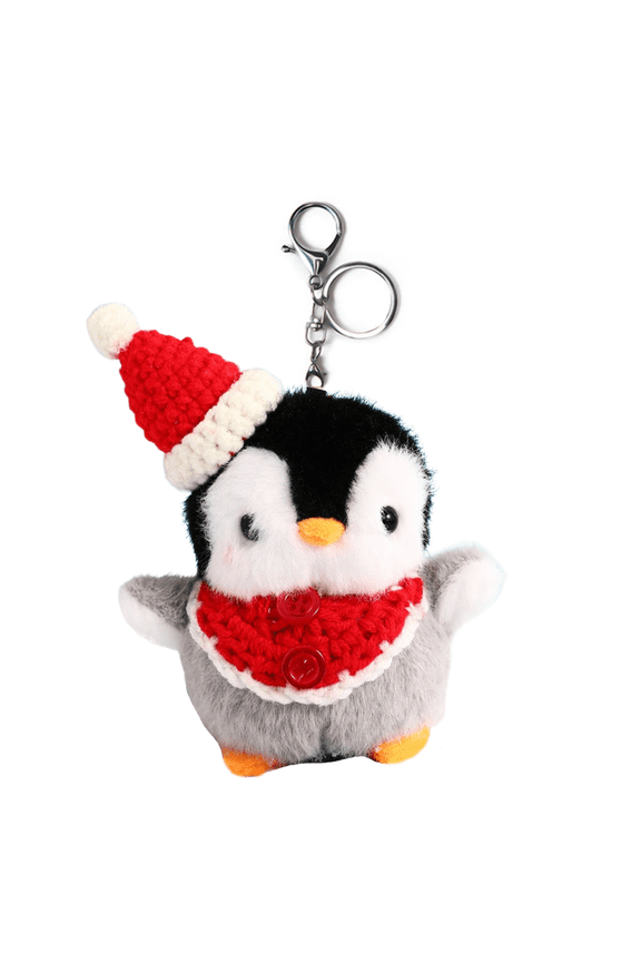 Cartoon Penguin Keychain Cute Soft Penguin Keyring Backpack Pendant