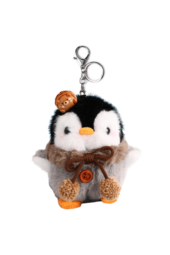 Cartoon Penguin Keychain Cute Soft Penguin Keyring Backpack Pendant