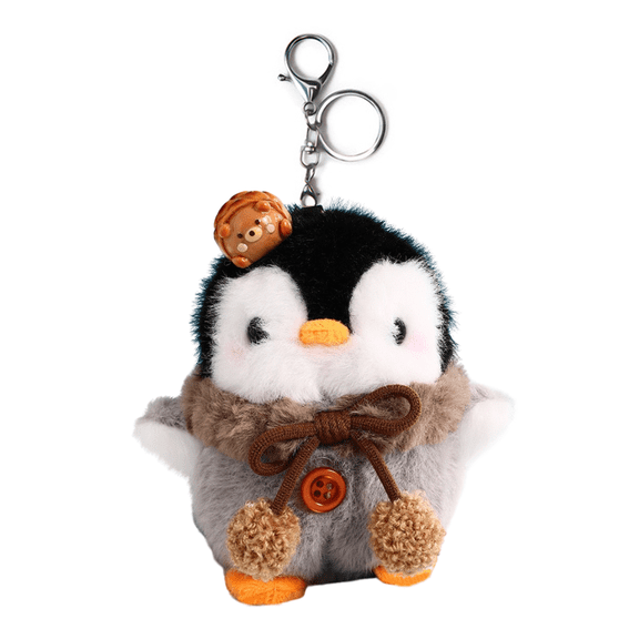 VICKYPOP Cartoon Penguin Keychain Cute Soft Penguin Keyring Backpack Pendant