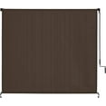 VICLLAX Outdoor Roller Shade, Patio Cordless Blinds Roll Up Shade (8' W