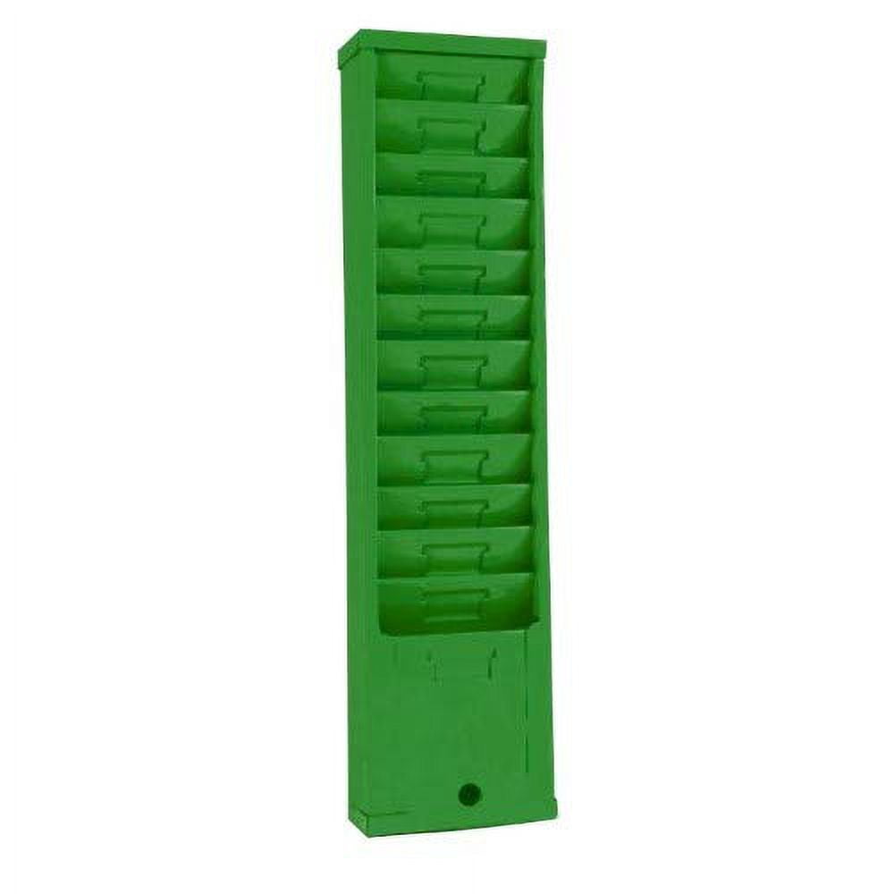 VICS Metal Time Card Rack, Anthem Model 155H, 12 Pocket-Blue - Walmart.com