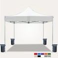 thumbnail image 1 of VICTAL 10' x 10' Pop-up Canopy with Straight Legs Wedding Party Tent Folding Gazebo Beach Canopy with Carry Bag, White, 1 of 4