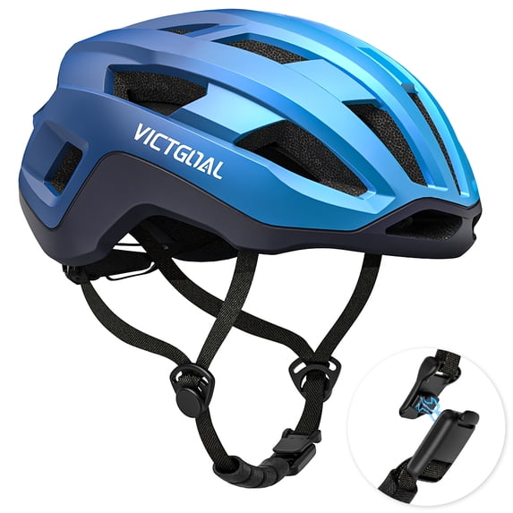 VICTGOAL Adult Bike Helmet for Men Women, Lightweight Adjustable Road Bicycle Helmet with Magnetic Buckle for Commuting and Cycling