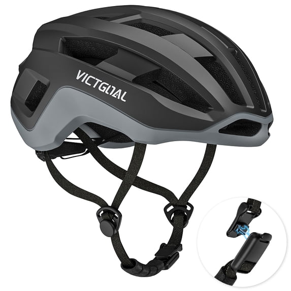 VICTGOAL Adult Bike Helmet for Men Women, Lightweight Adjustable Road Bicycle Helmet with Magnetic Buckle for Commuting and Cycling