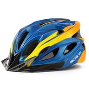 VICTGOAL Bike Helmet for Adults with LED Light & Visor Lightweight MTB Road Bicycle Helmets for Men Women Cycling Ebike Scooter