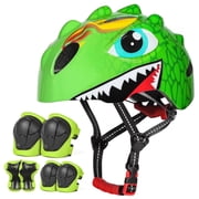 VICTGOAL Toddler Kids Bike Helmet Lightweight Children Dinosaur Bicycle Helmet for Boys and Girls Age 3-8 for Multi-Sport Scooter Cycling Skating
