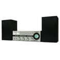 thumbnail image 1 of VICTOR Milwaukee 50 Watt Desktop Bluetooth Stereo System with CD/MP3 Player, FM Radio, Functioning VU Meters, and Detached Stereo Speakers, Silver (VDTS-4400-SL), 1 of 12