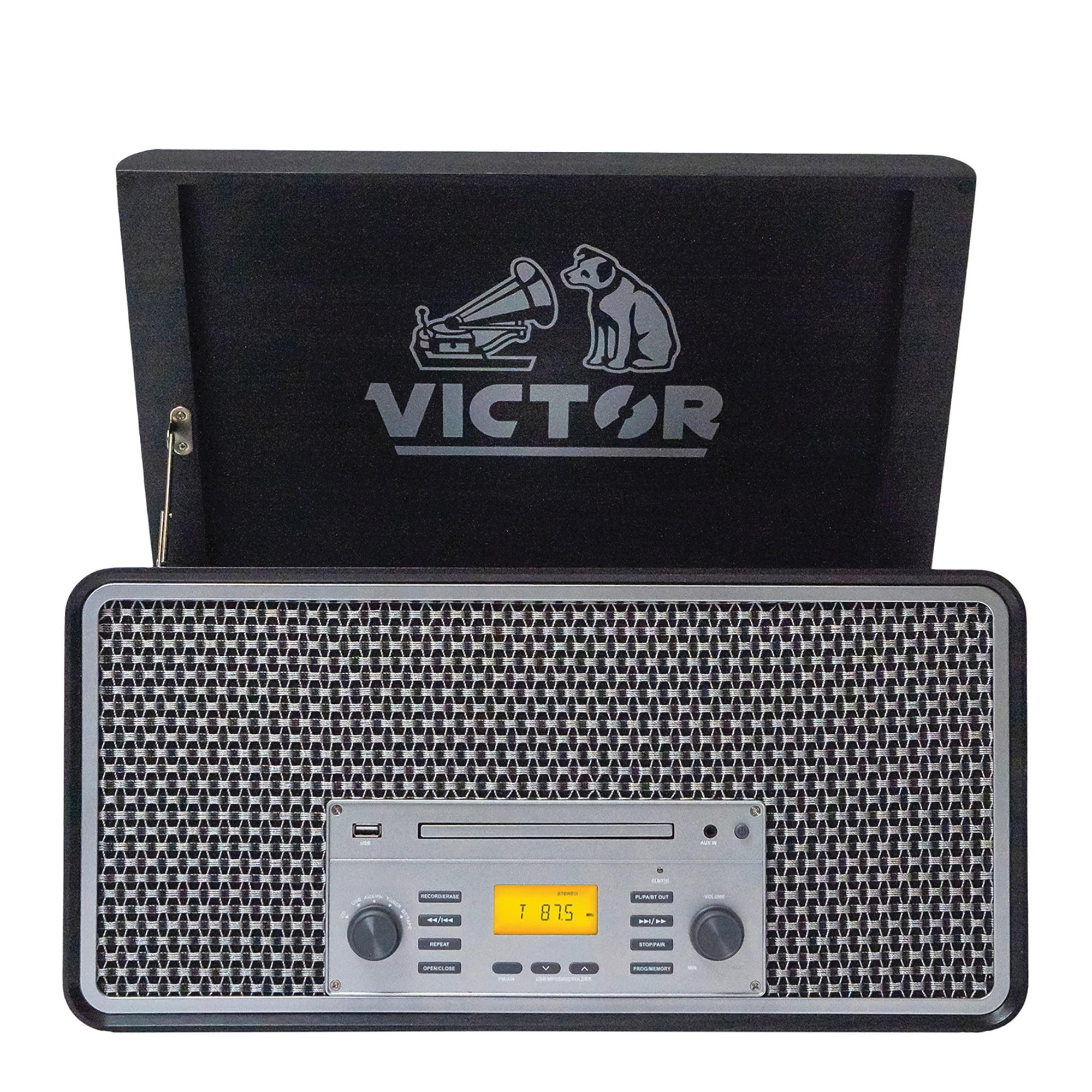 Victor, Monument 8-in-1 Turntable Music Center, VWRP-5000