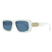 Victoria Beckham VB669S 101 55mm Square Sunglasses Women's White
