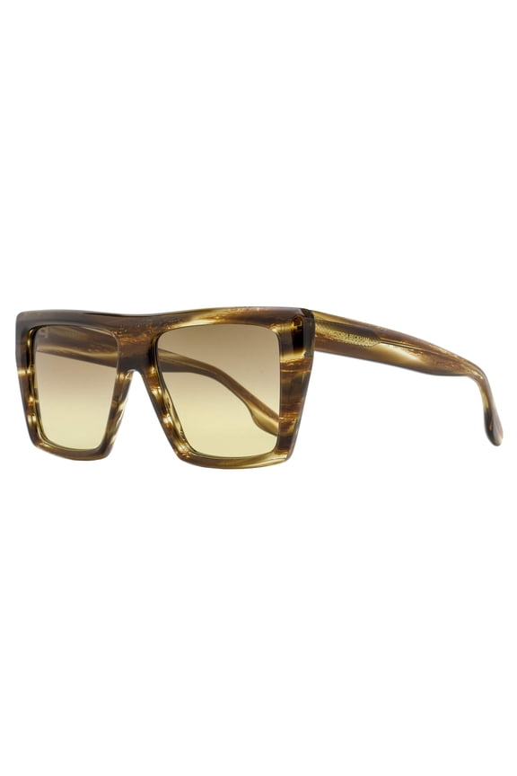 Oversized Square Sunglasses VB686S 228 Brown Horn 56mm