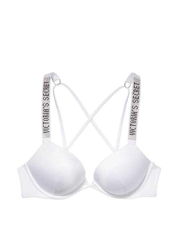 Shine Strap Bombshell Add-2-Cups Push-Up Bikini Top 32A