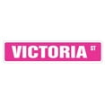 thumbnail image 1 of VICTORIA Street Sign Childrens Name Room Sign | Indoor/Outdoor |  30" Wide, 1 of 5