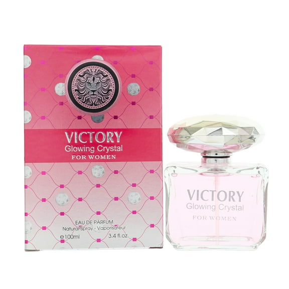 Victory Glowing Crystal 3.4 Oz 3.4 Oz Eau De Parfum Spray by Fragrance Couture Box for Women