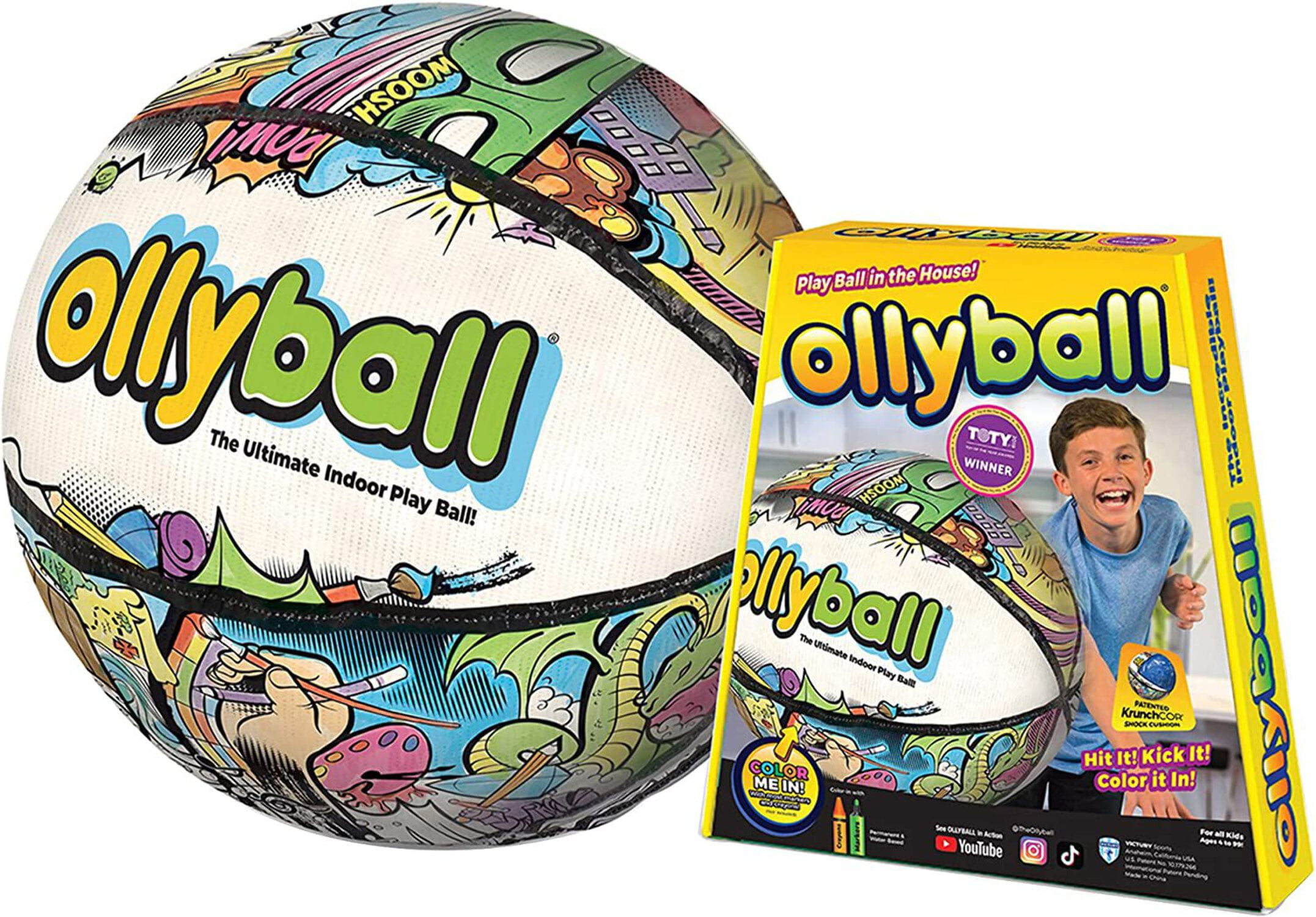 VICTURY SPORTS VICTURY Ollyball 12" Play Ball