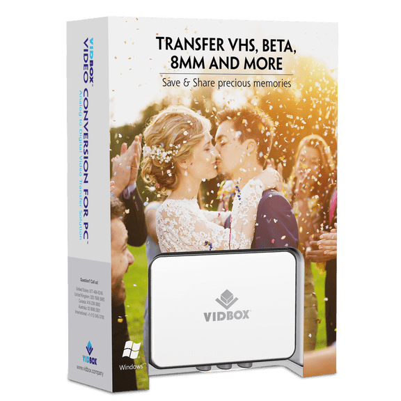VIDBOX: Save & Share Precious Memories, Transfer VHS Beta 8MM and More (PC Download) 1 User