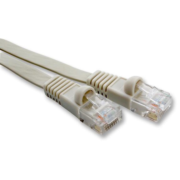 VIDEK - Flat Cat6 UTP Ethernet Patch Lead 10m
