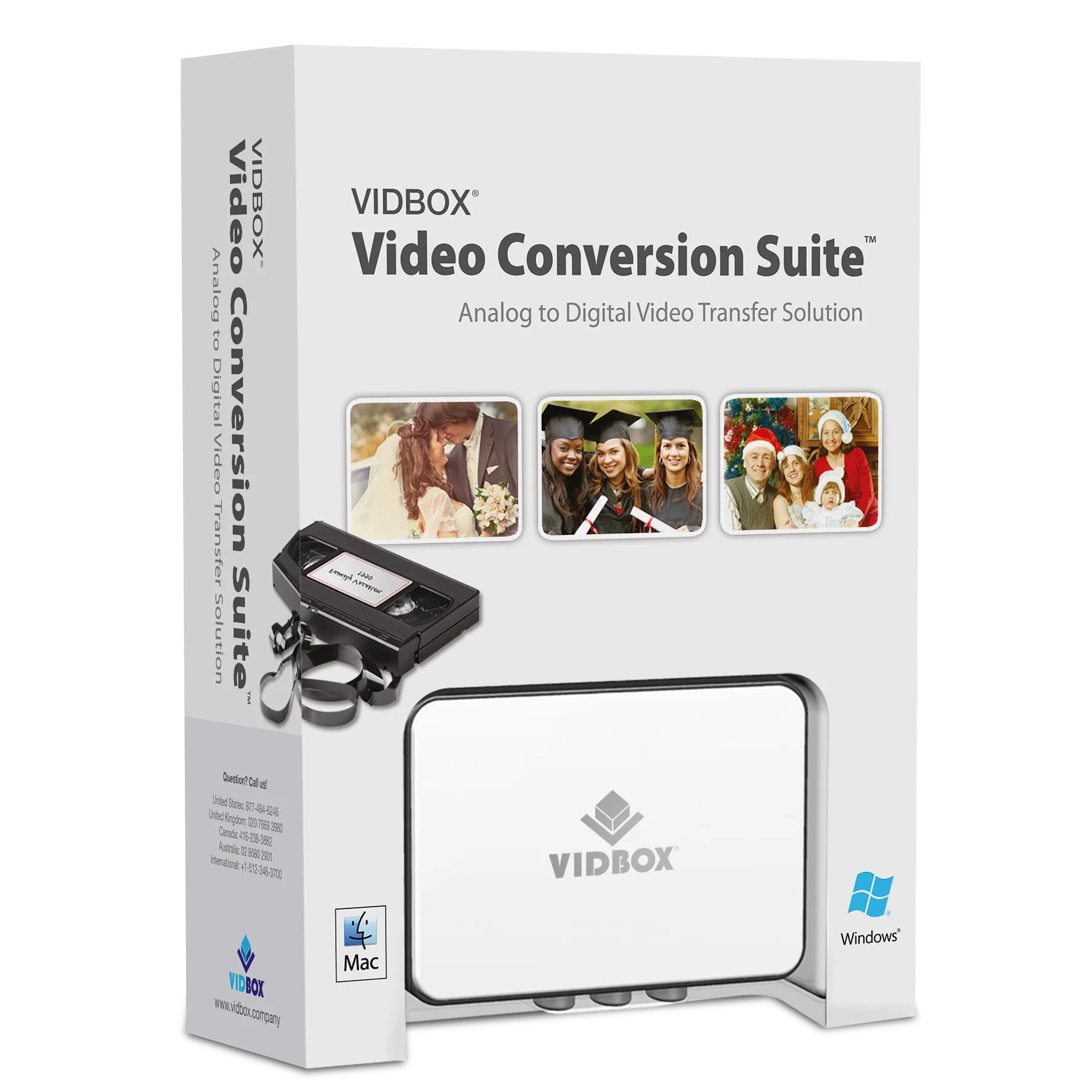  VIDBOX USB 2.0 Video Conversion for PC For Windows 10, Windows  8 : Electrónica