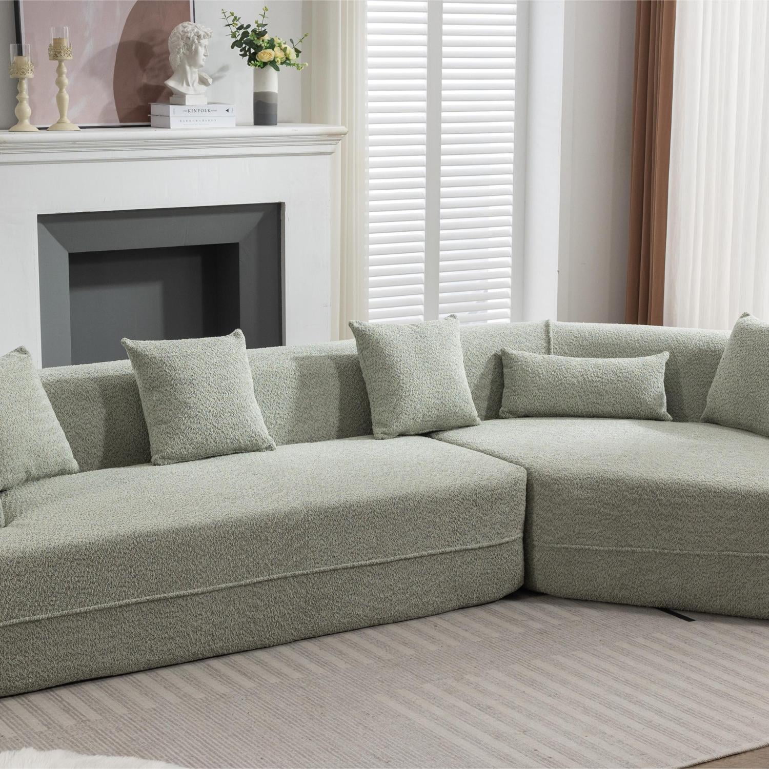[VIDEO PROVIDED] Stylish Modular Living Room Sofa Set with Modern