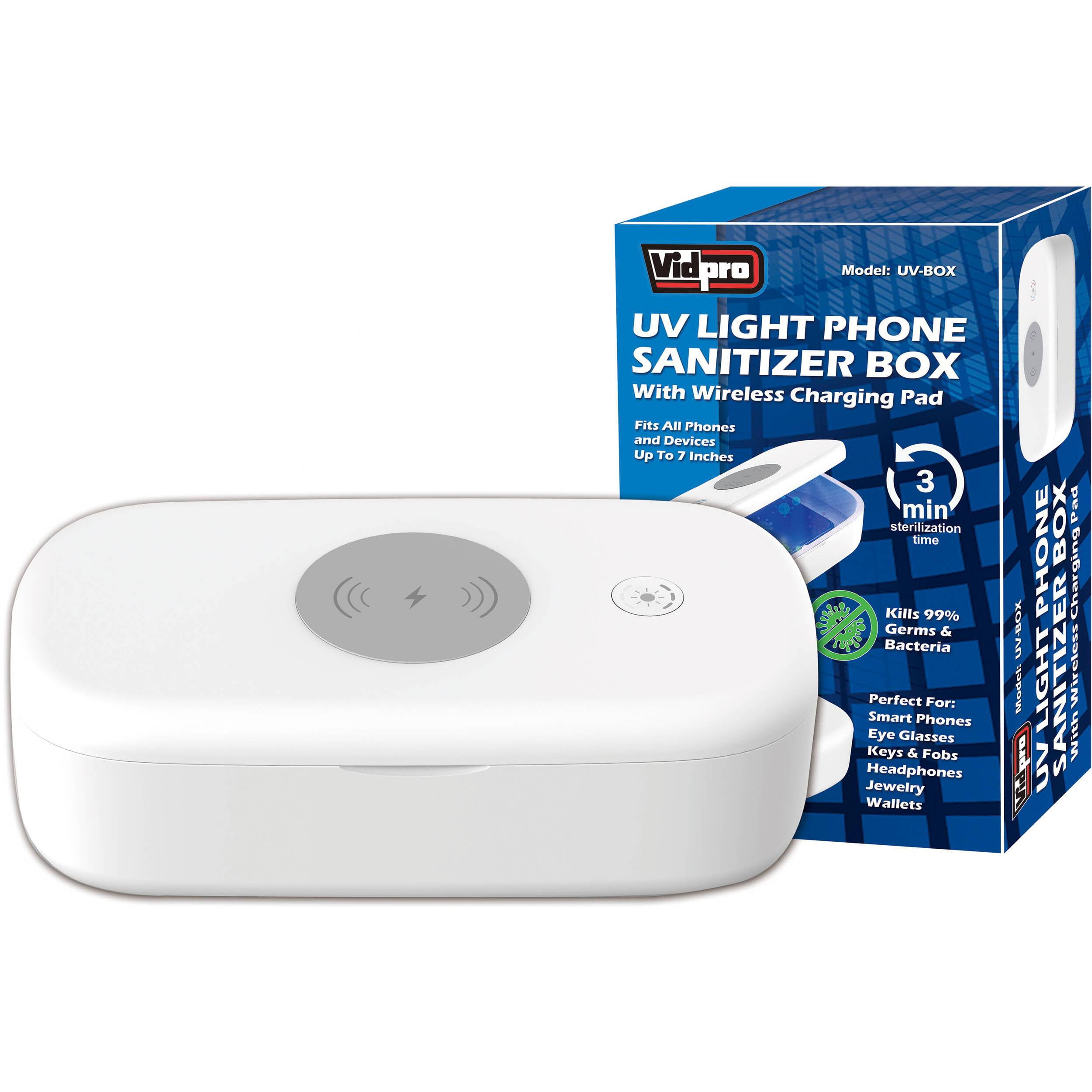  Doctor's Choice UV Sanitizer Box. Personal UV Sterilizer Box.  Extra Large UV Light Sanitizer Box fits Masks, Phones, Sleep Aid, Glasses,  Bottles, Toothbrush, Pacifier. : Health & Household