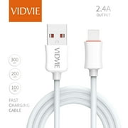 VIDVIE 7 FEET Fast Charging Cable for IPhone USB A to Iphone Cable Compatible with iPhone ipad iphone charger