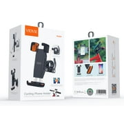 حامل هاتف VIDVIE HC1514 للدراجات والدراجات النارية - مضاد للاهتزاز، 360 قابل للتدوير، مثبت على المقود للخدمة الشاقة