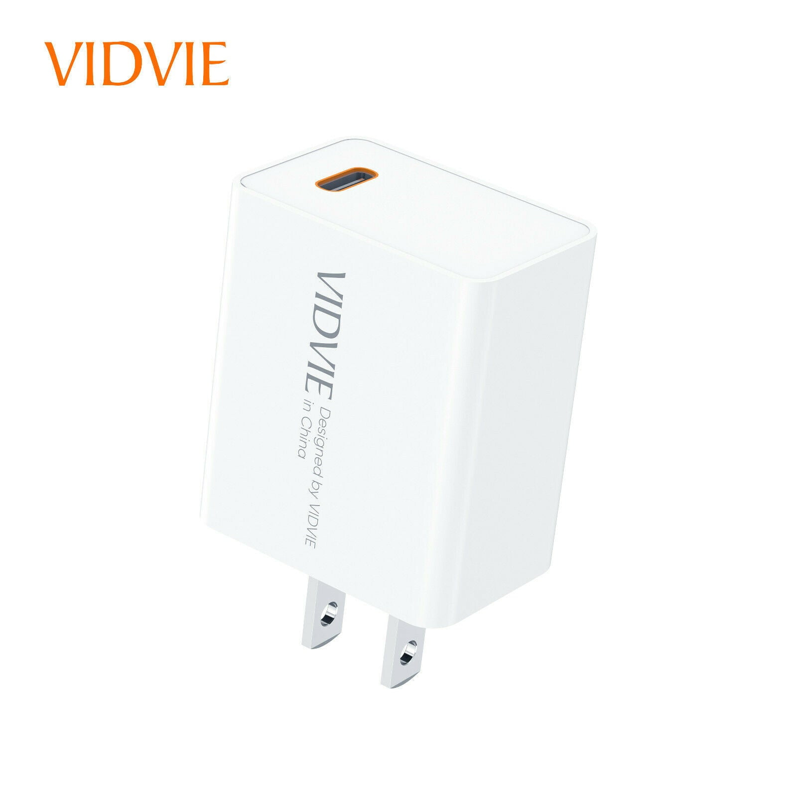 VIDVIE (PLB170) 20W FAST CHARGER TYPE -C - WHITE