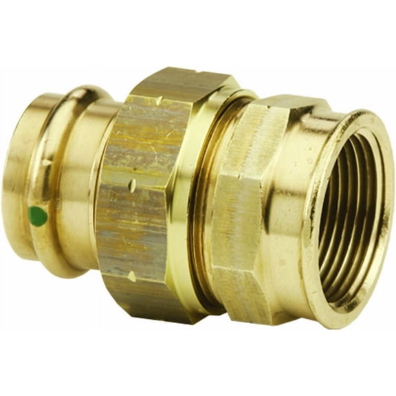 VIEGA 79705 Propress Zero Lead Bronze Union with Female 3/4" x 3/4" P x Female NPT (3-Pack)