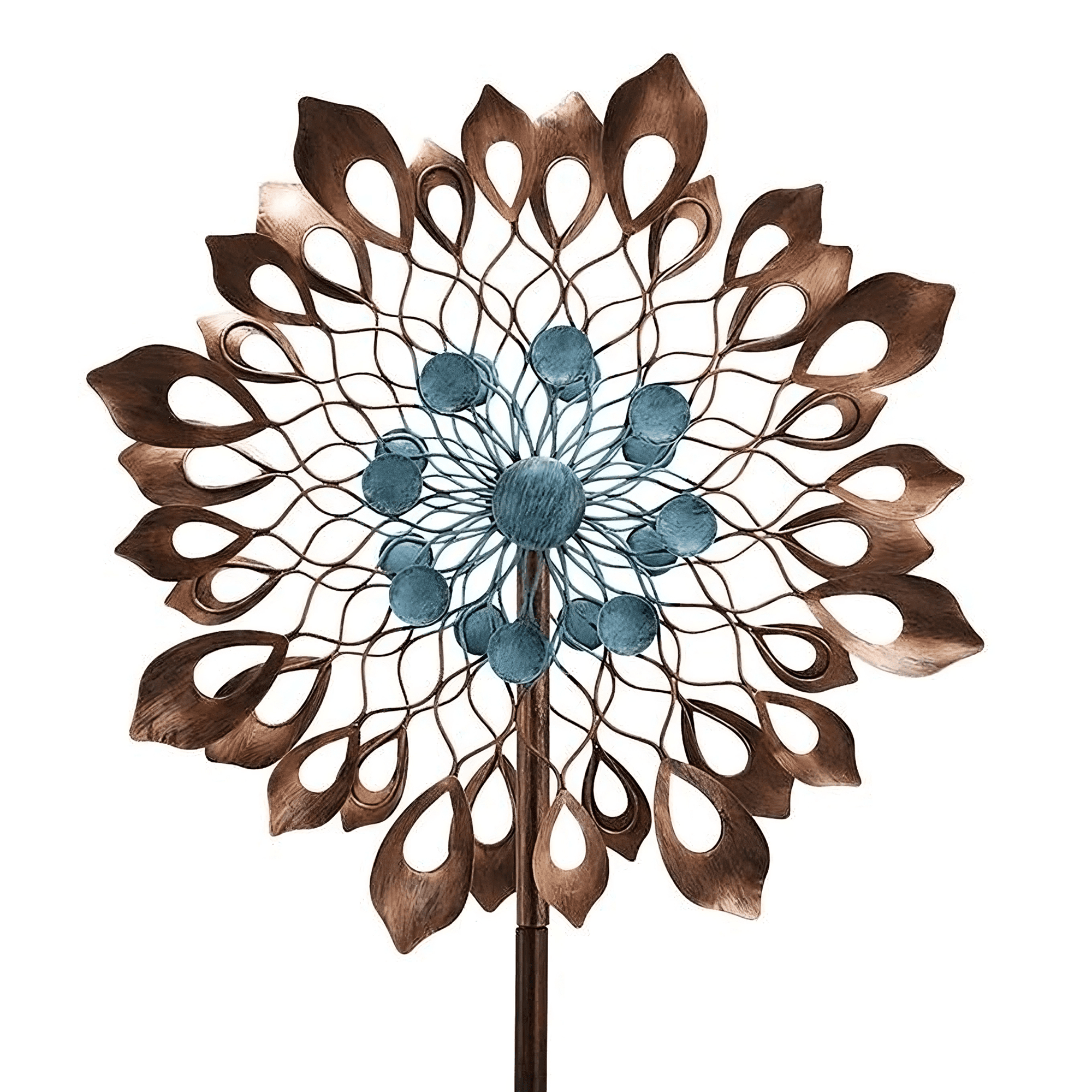 VIEROLA Wind Spinner, 73 inch Stainless Steel Wind Spinners, Bronze