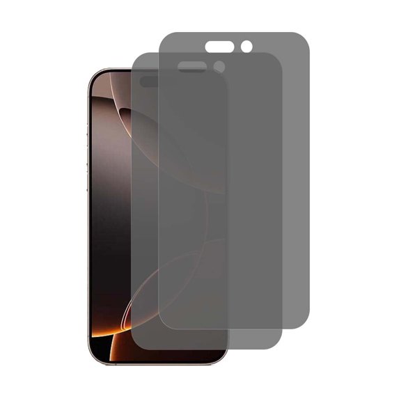 VIESUP 2PACK Privacy Screen Protector Compatible with Iphone 16 Pro Max (2024) 6.9" Anti-spy Anti-Scratch Easy Install Tempered Glass